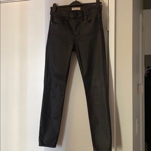 Madewell High Riser Coated Skinny Jeans
